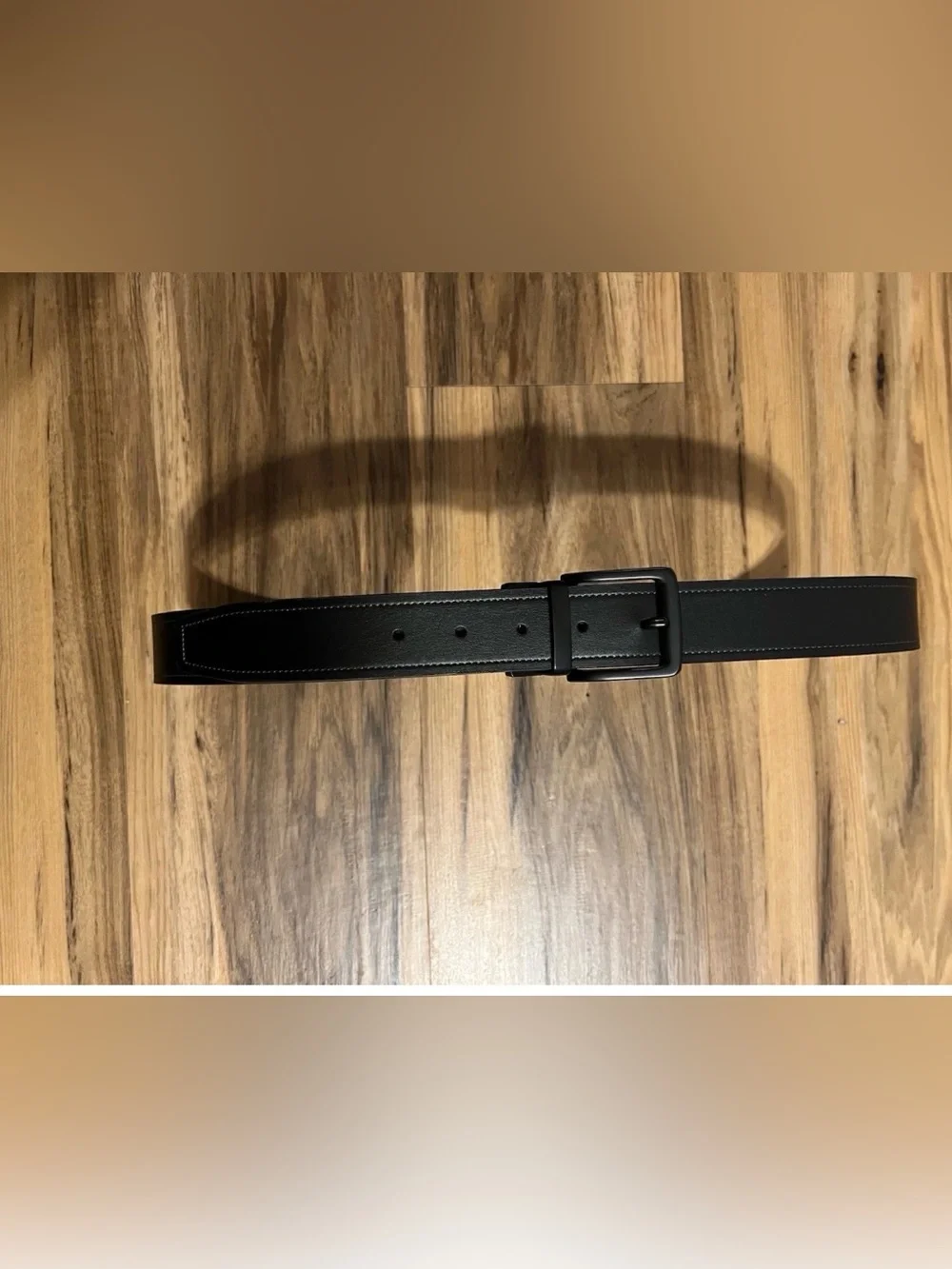 Original Penguin Men's Contrast Stitch Reversible Belt Black Size 38 MSRP $59.50